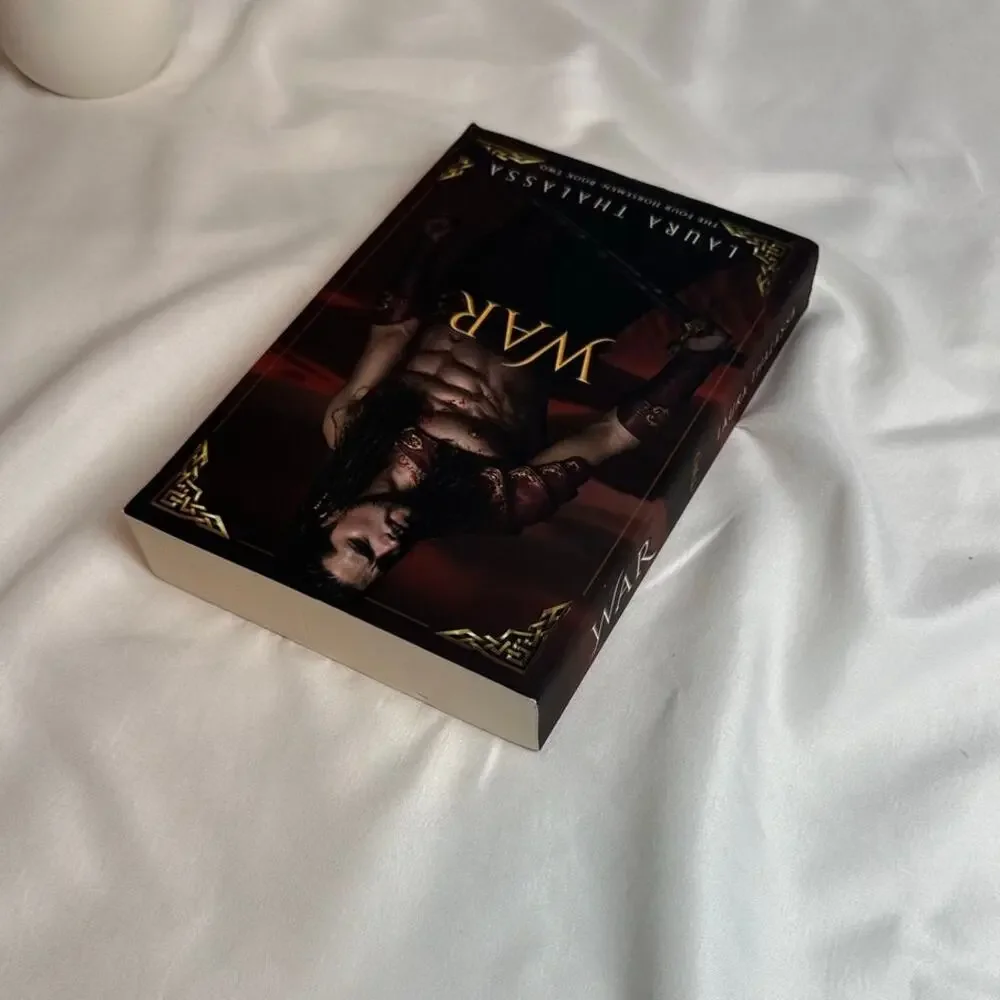 War Laura Thalassa OOP Original Indie Model Cover Paperback Four Horsemen #2